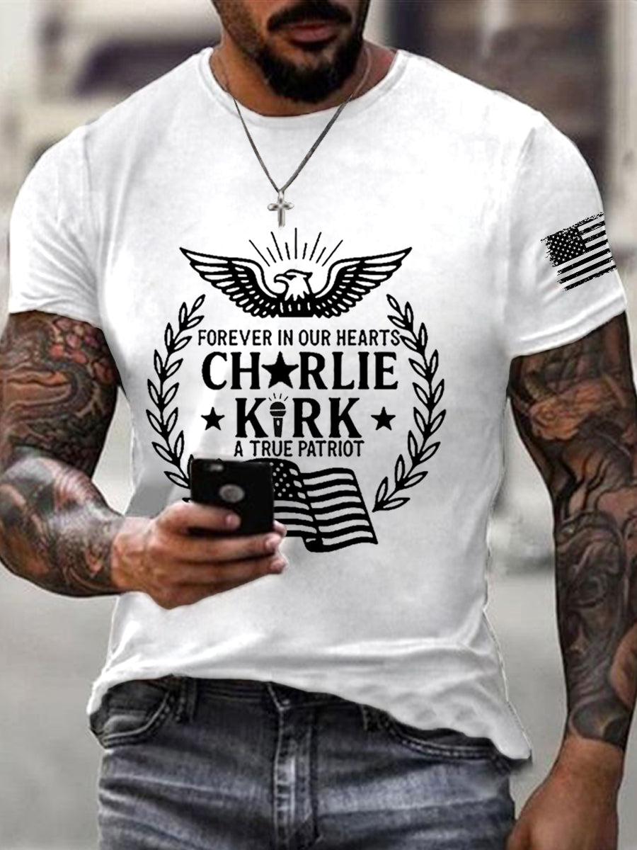 Men's R.I.P Charlie Kirk Short Sleeve T-shirt