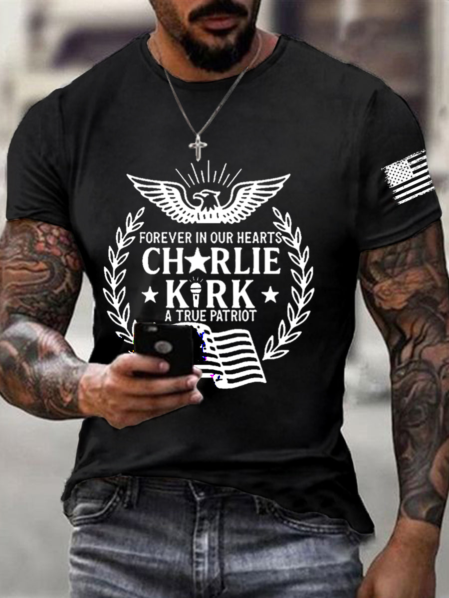 Men's R.I.P Charlie Kirk Short Sleeve T-shirt