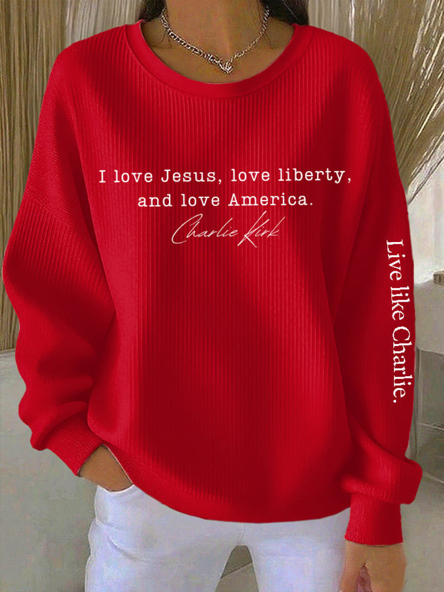 Women's Freedom Turning Point Printed Sweatshirt