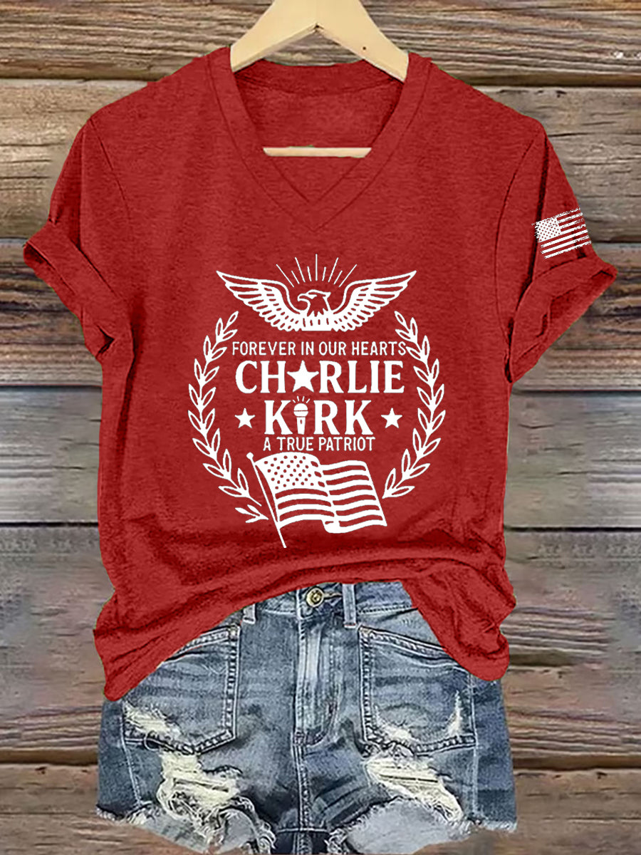 Women's R.I.P Charlie Kirk Short Sleeve T-Shirt