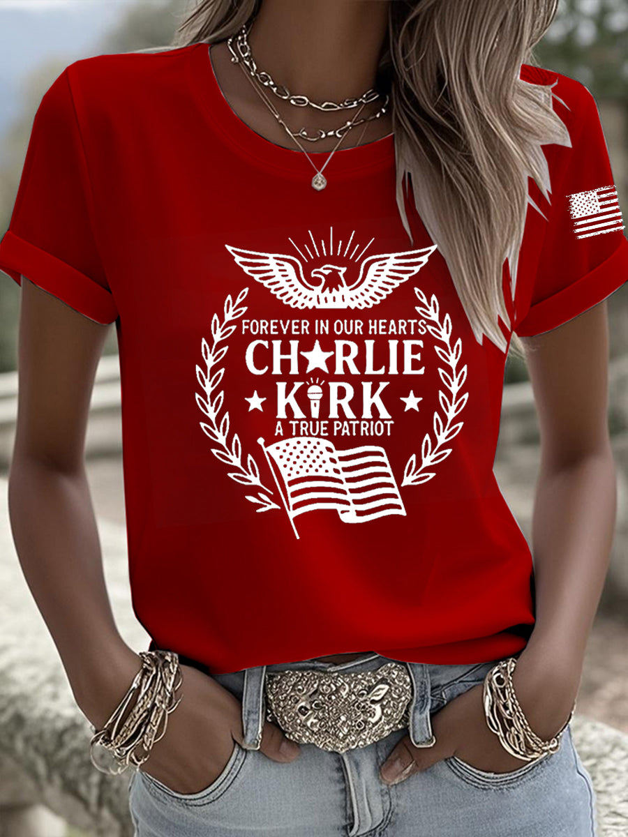 Women's R.I.P Charlie Kirk Short Sleeve T-shirt