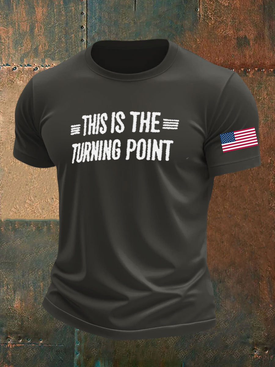 Men's This Is The Turning Point Printed T-shirt