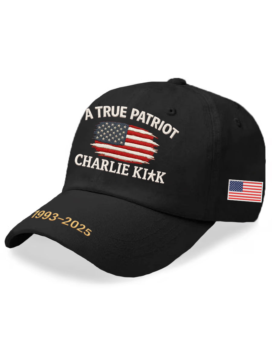 Unisex A True Patriot R.I.P Charlie Kirk Hat