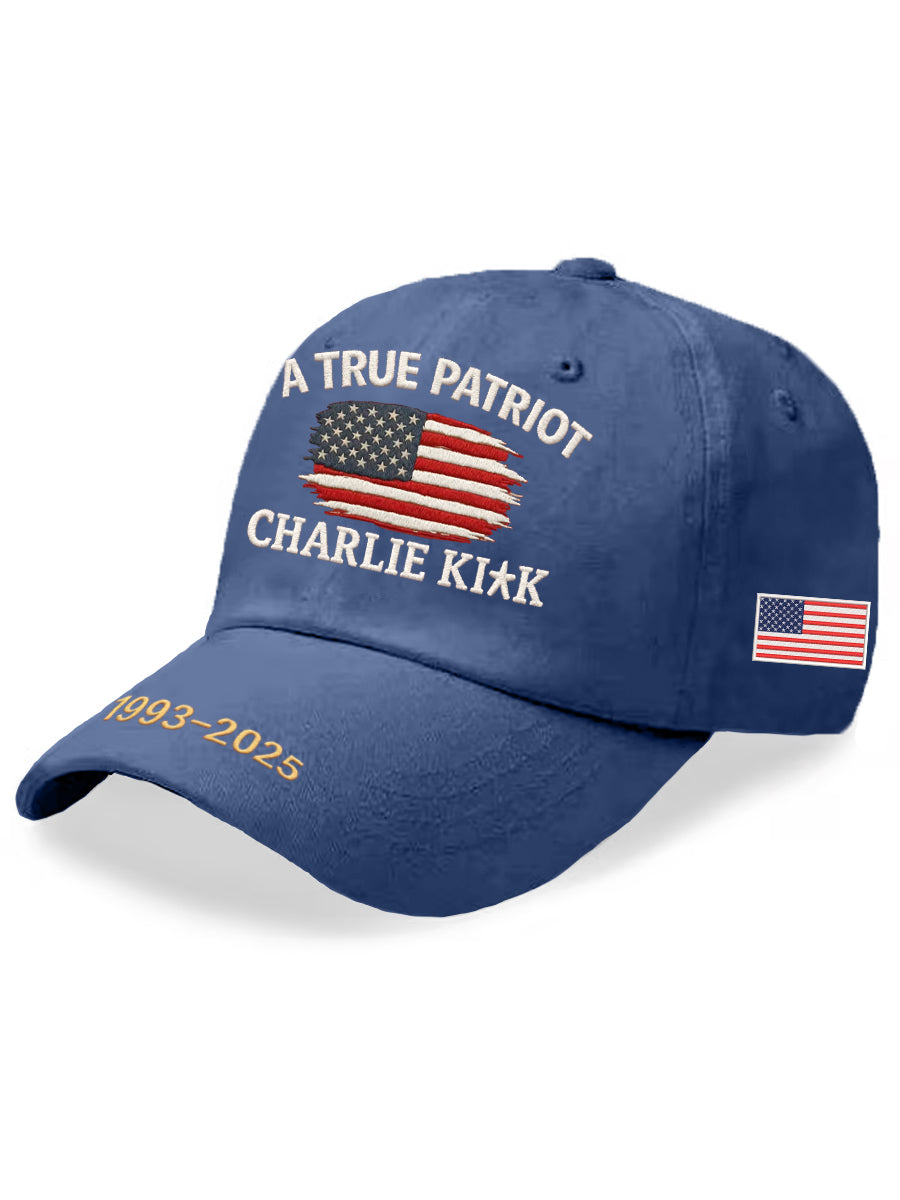 Unisex A True Patriot R.I.P Charlie Kirk Hat