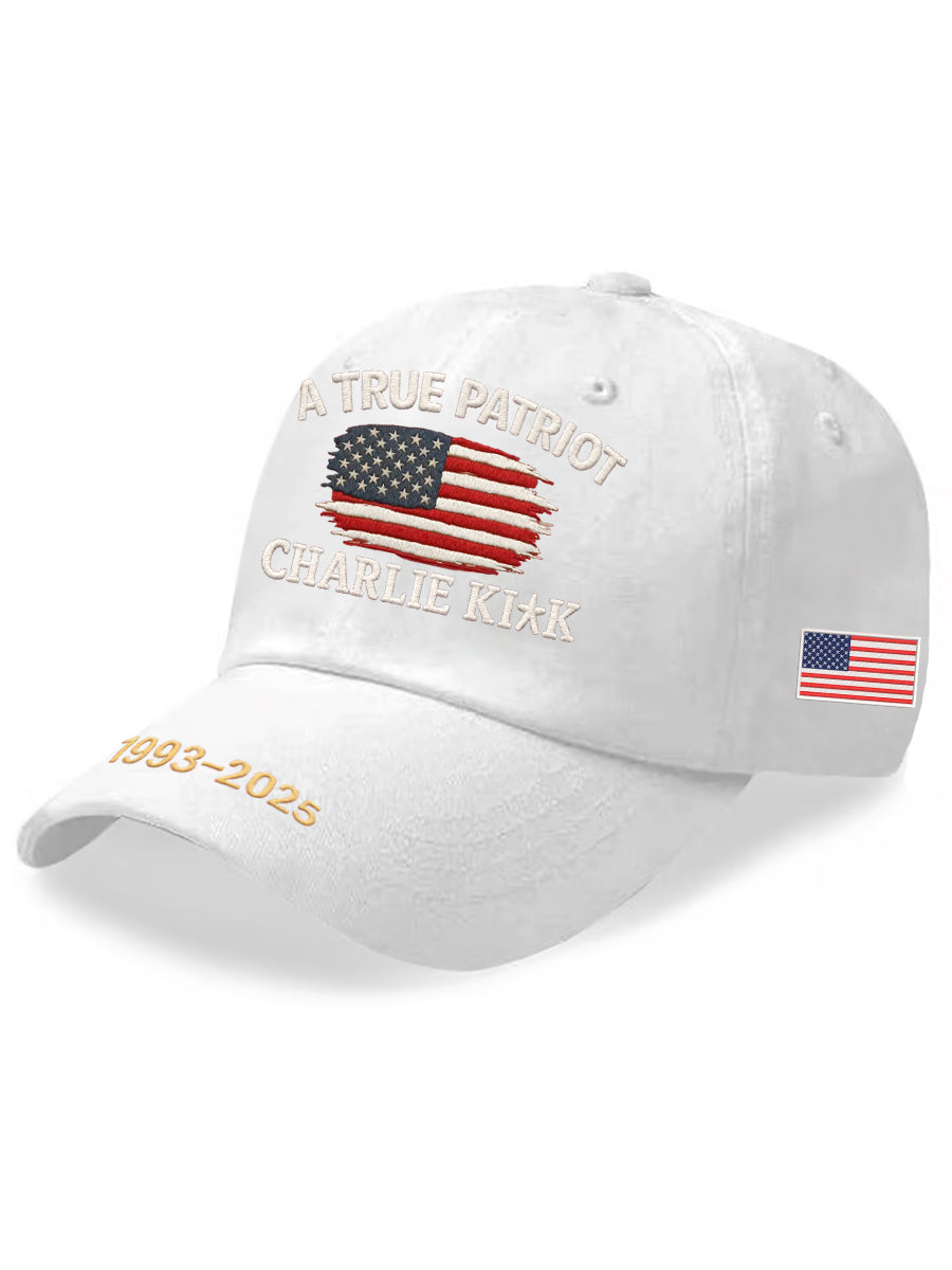 Unisex A True Patriot R.I.P Charlie Kirk Hat