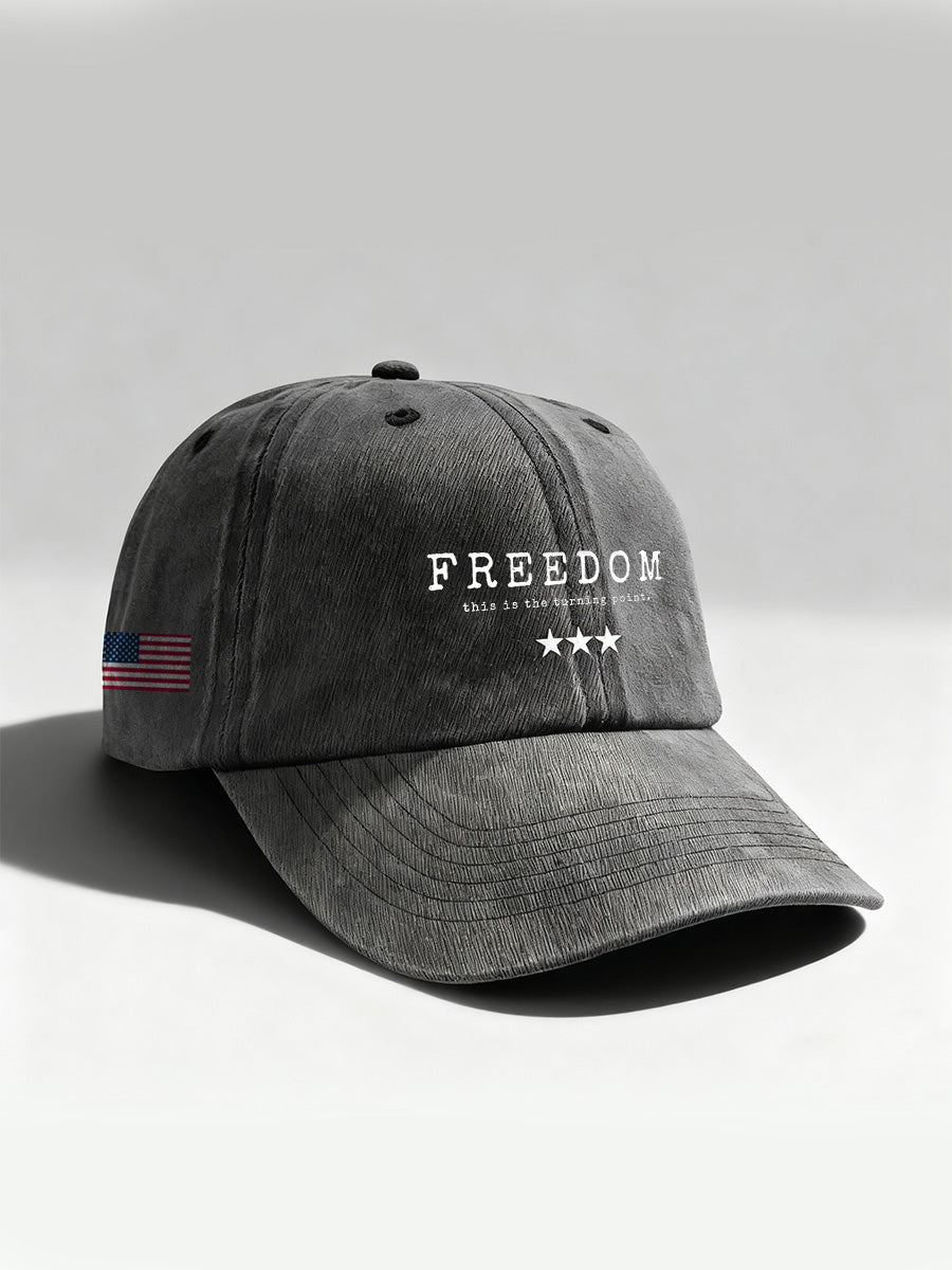 Unisex Vintage Freedom Casual Hat
