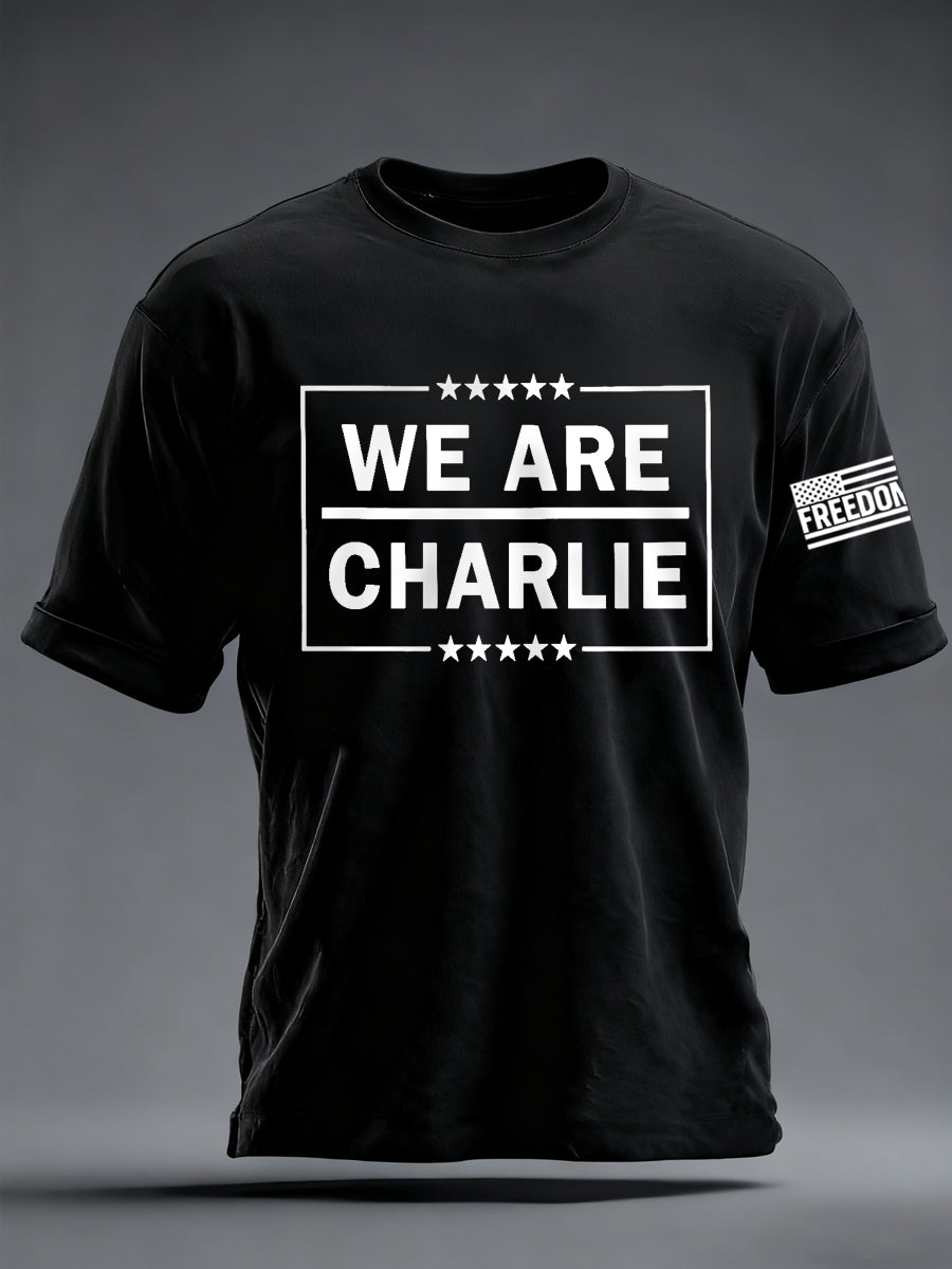 Men's We Are Charlie Kirk Now! R.I.P Charlie Kirk Tee