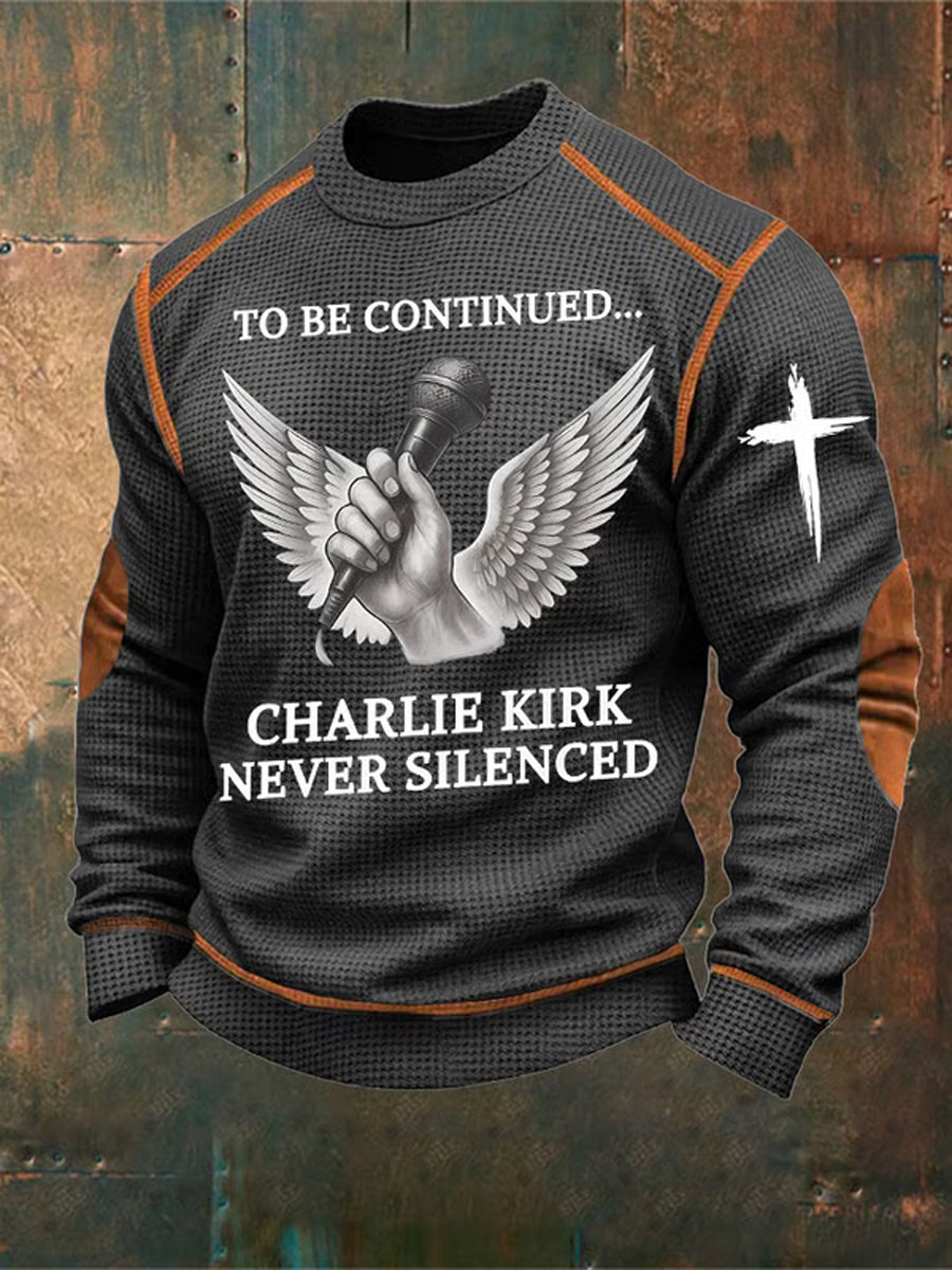 Men's Turning Point Charlie Kirk Short Sleeve Commemorative Sweatshirt