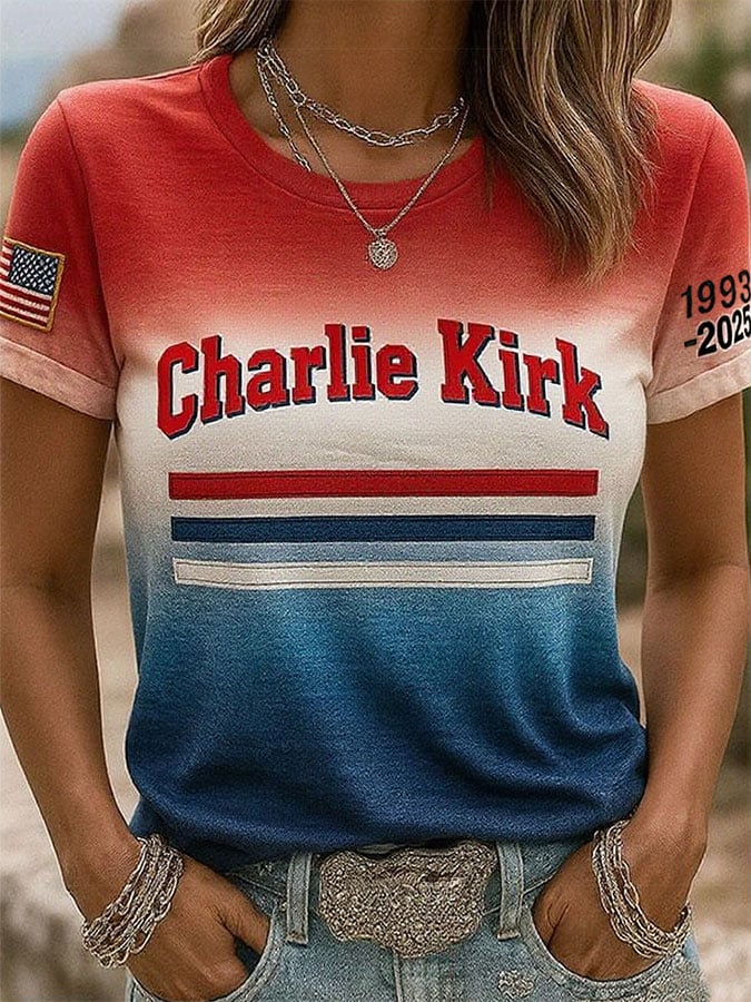 Women's Pray for Charlie Kirk T-Shirts