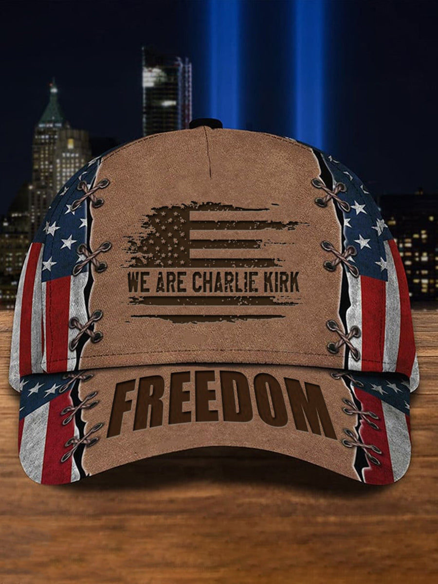 Unisex Resort Charlie Kirk Freedom Print Hat
