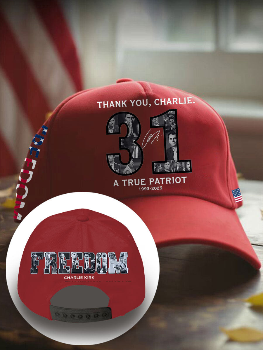 Unisex Freedom True Patriot Printed Hat
