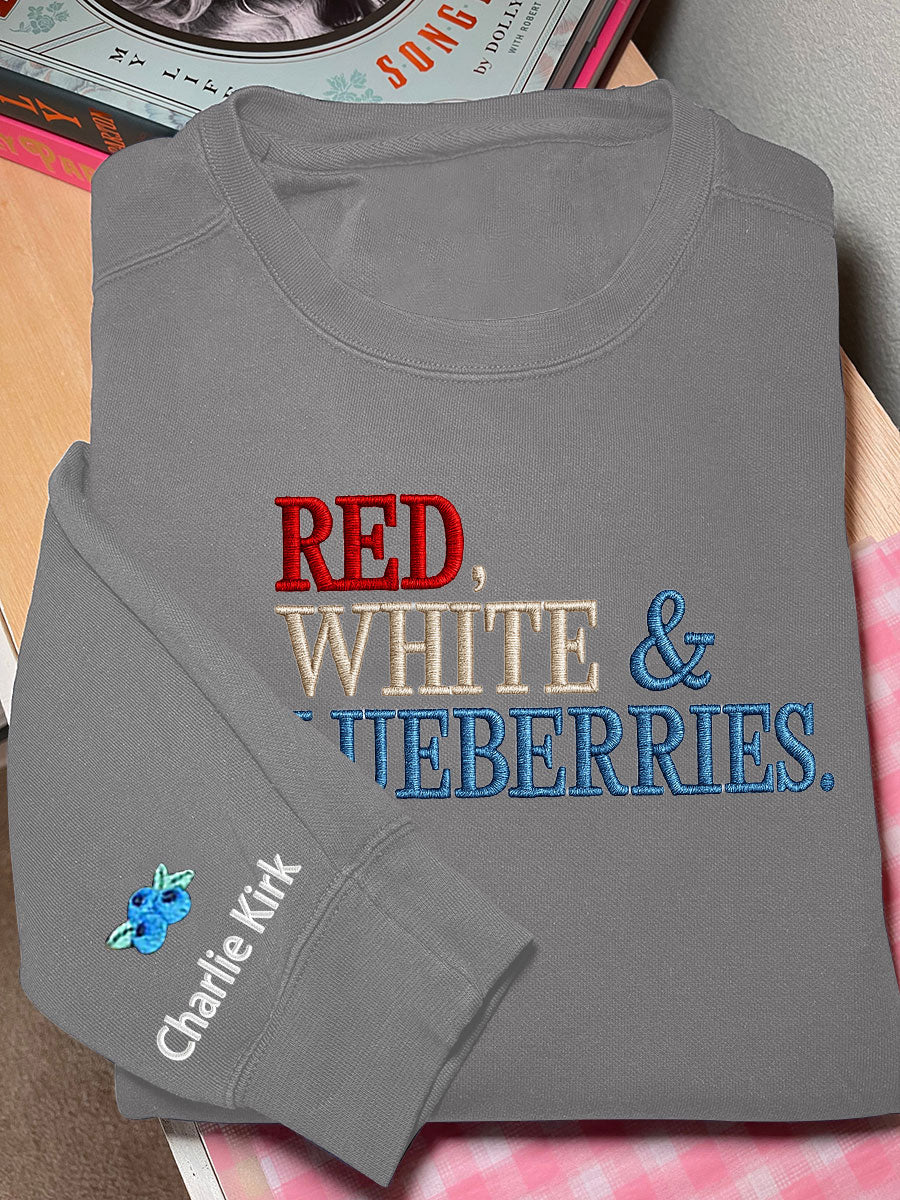 Women's 'Red White & Blueberries' sweatshirt