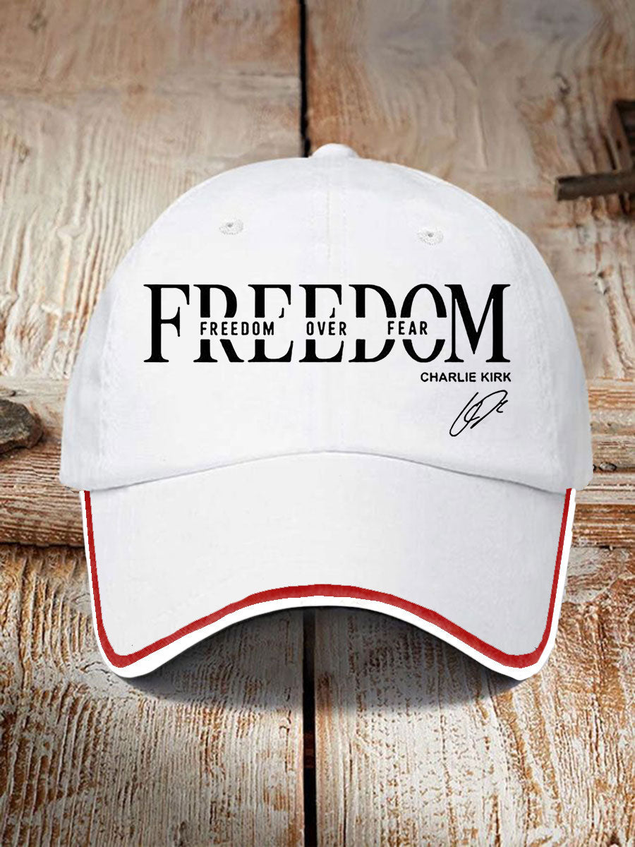 Unisex Freedom Print Hat