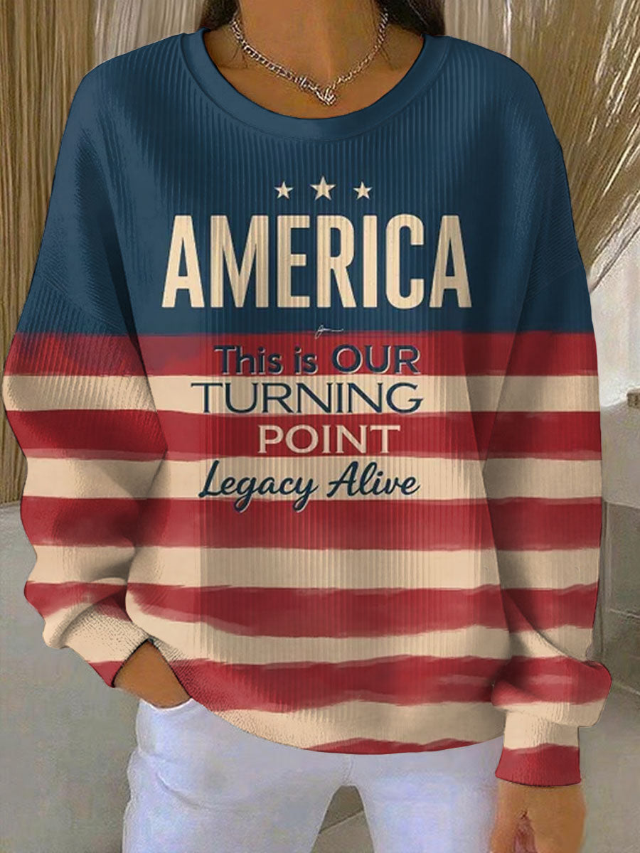 Women's This Is The Turning Point Printed Tops