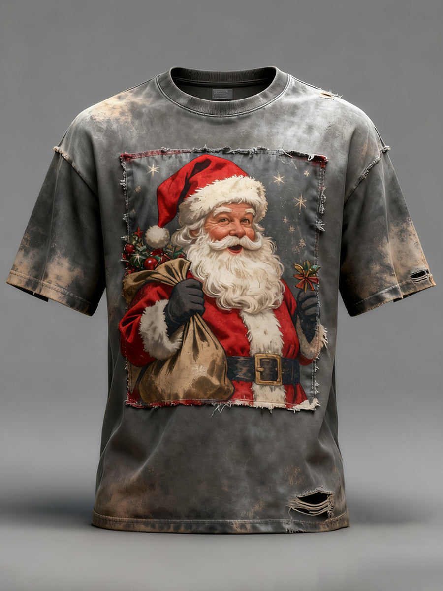 Men's Christmas Print Casual T-shirt