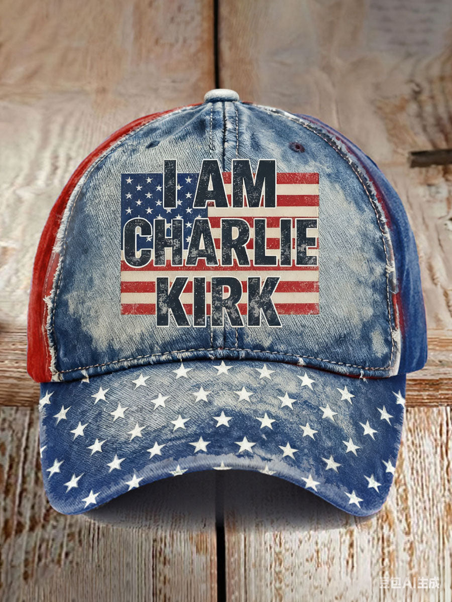 Unisex I Am Charlie Freedom True Patriot Printed Hat