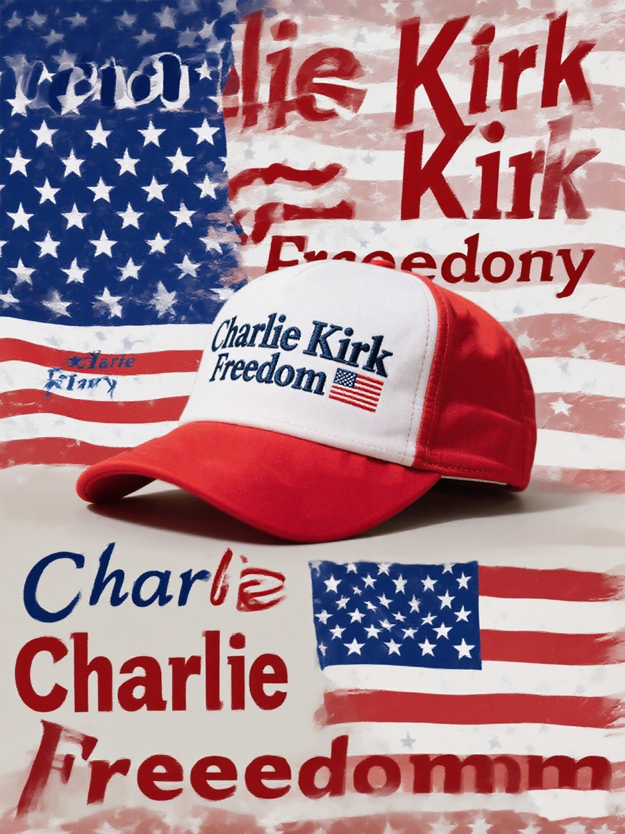 Unisex Charlie Kirk Freedom Print Hat