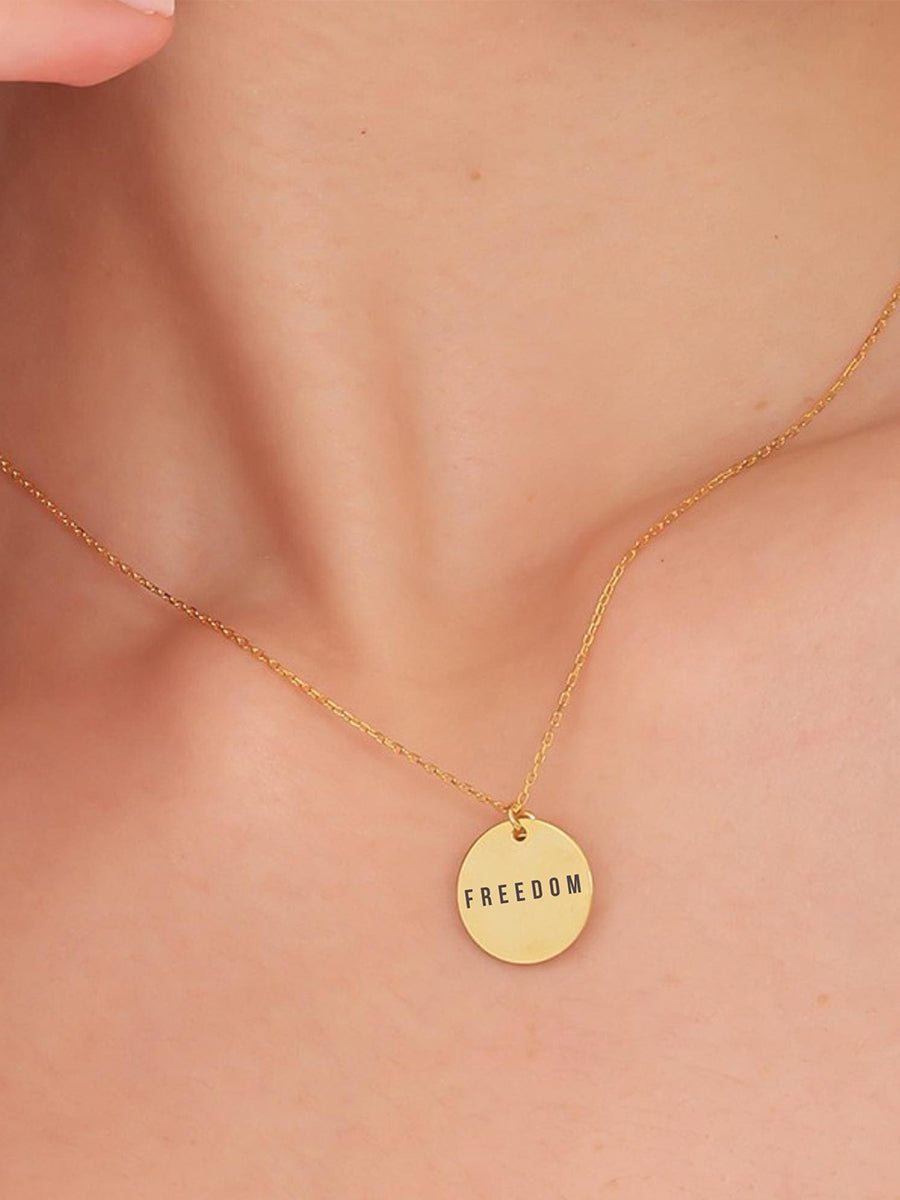 Charlie Kirk Freedom Necklace