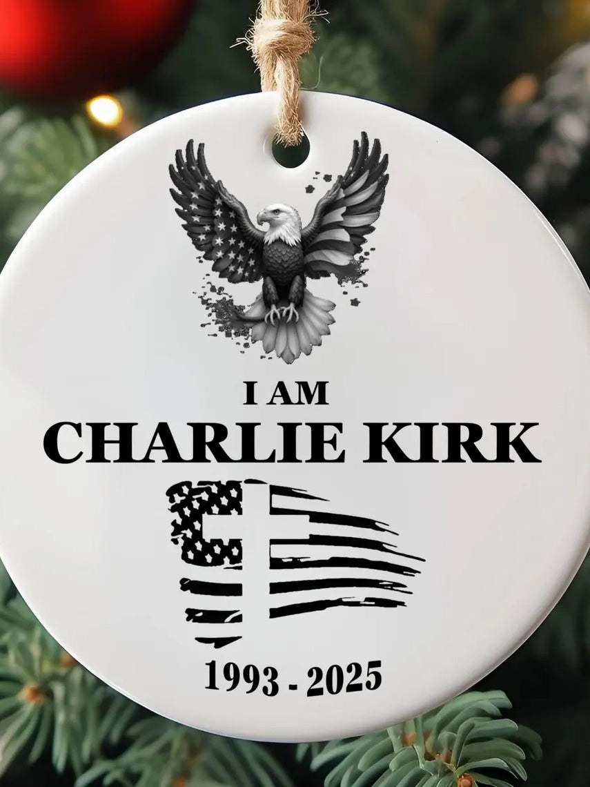Charlie Kirk Acrylic Decorative Ornament