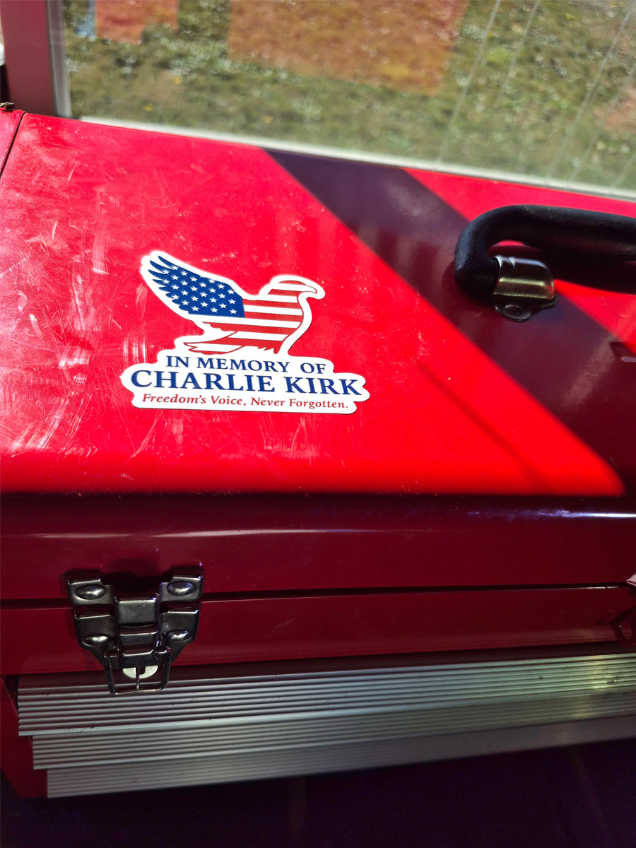 Charlie Kirk Memorial Sticker