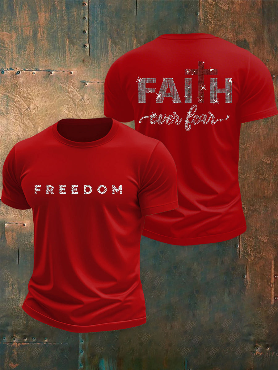 Men's Freedom Is Not Free R.I.P Charlie Kirk Short Sleeve T-shirt