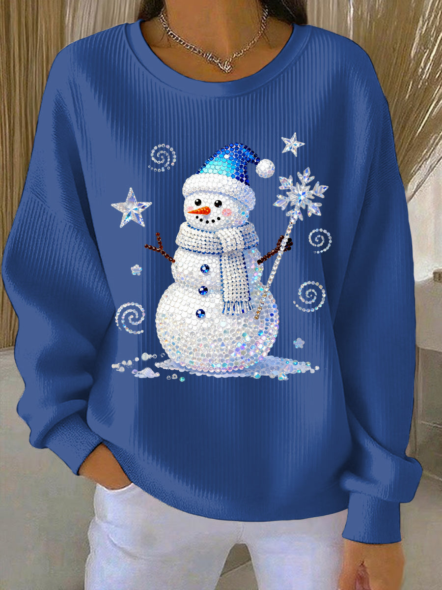 Women's Christmas Print Casual Sweatshirt