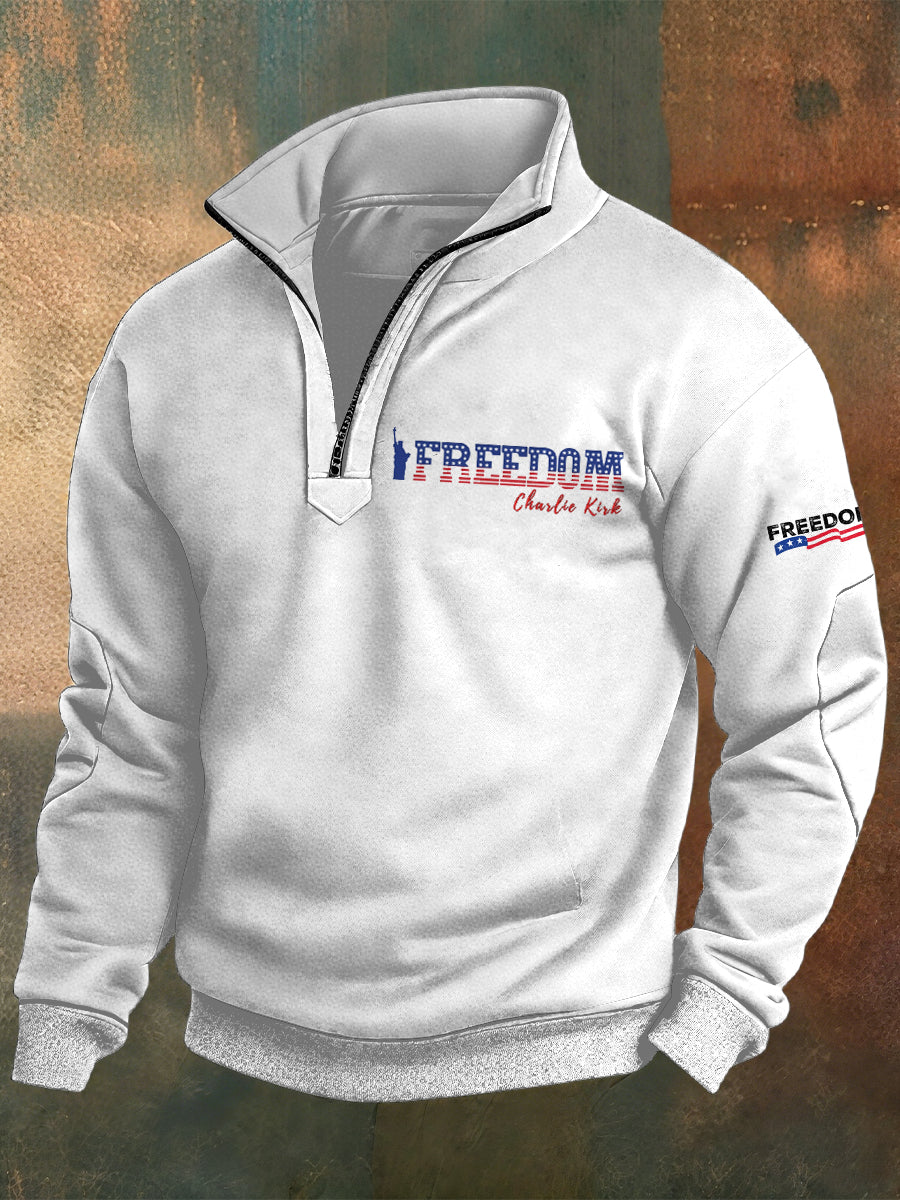 Men's Charlie Kirk Freedom Casual Sweatshirt