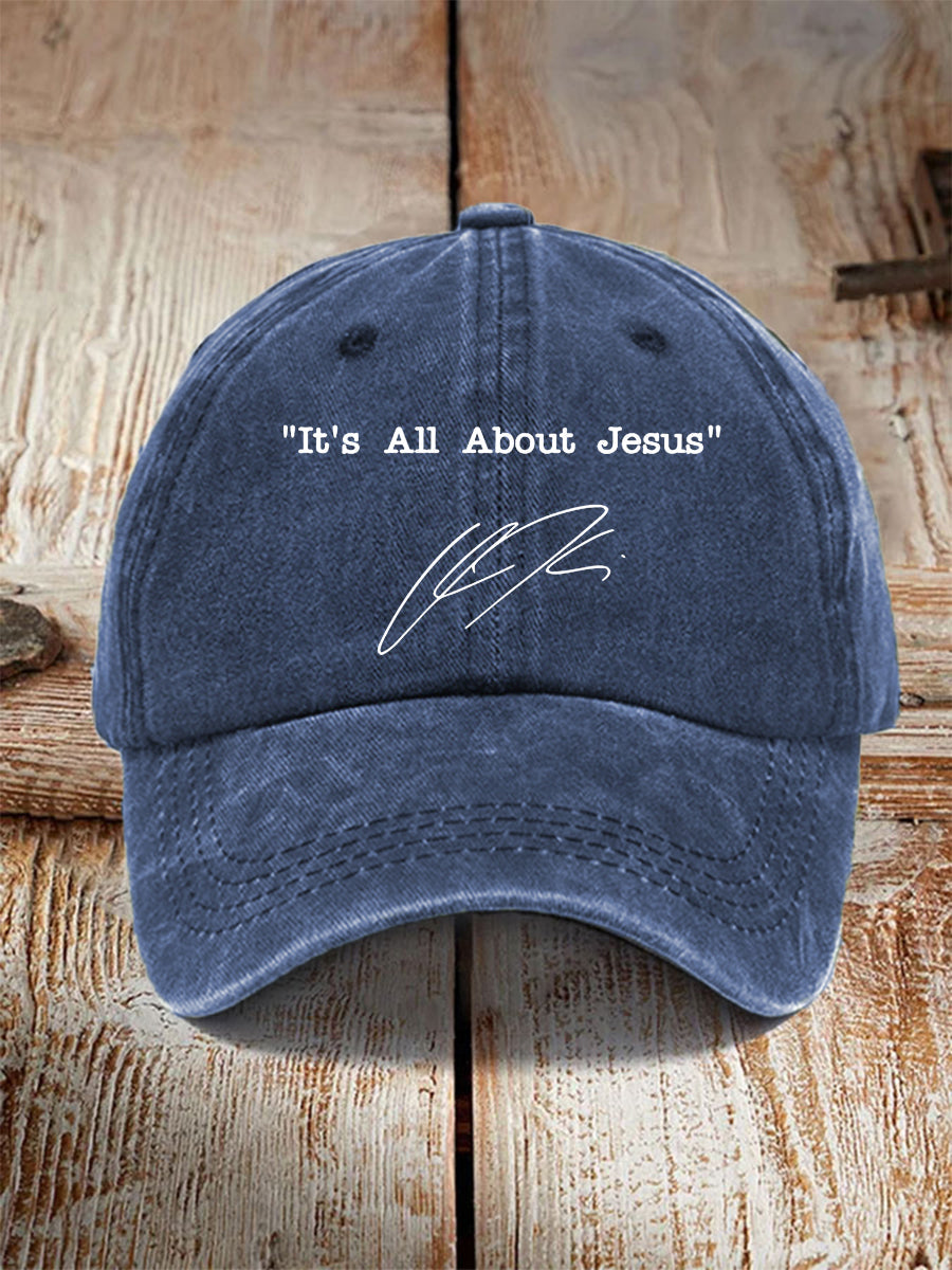 Unisex It's All About Jesus Charlie Kirk Hat