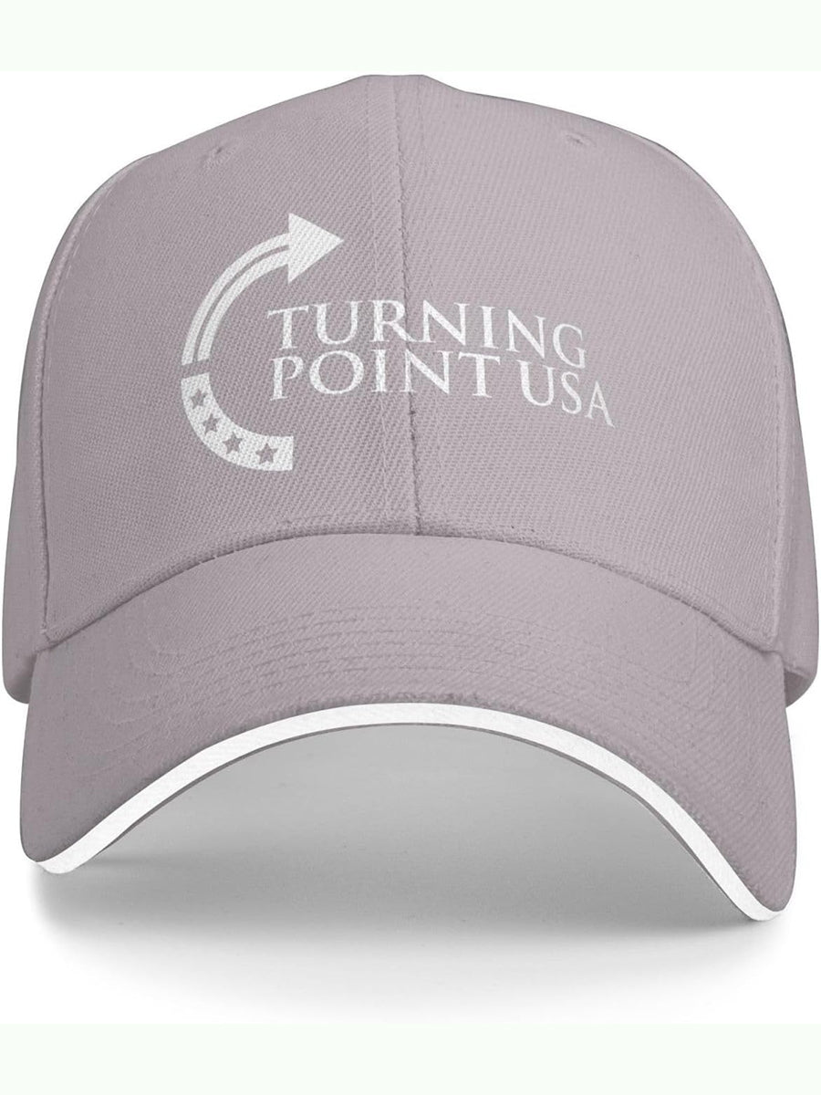 Unisex Charlie Kirk Turning Point USA Trump Commemorative Print Hat