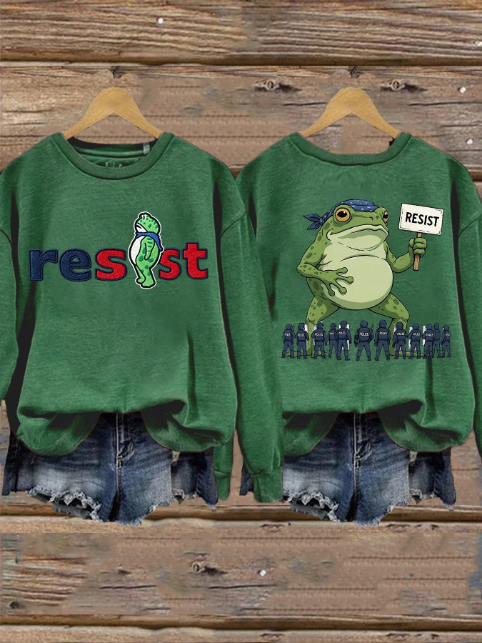 Women's Resist Portland Frog Sweatshirt