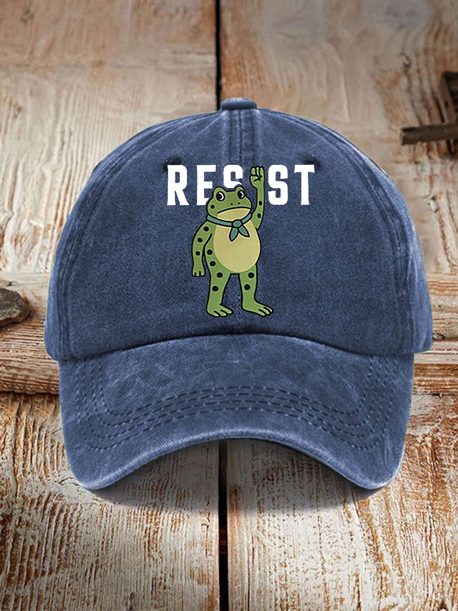 Unisex Portland Frog Print Hat