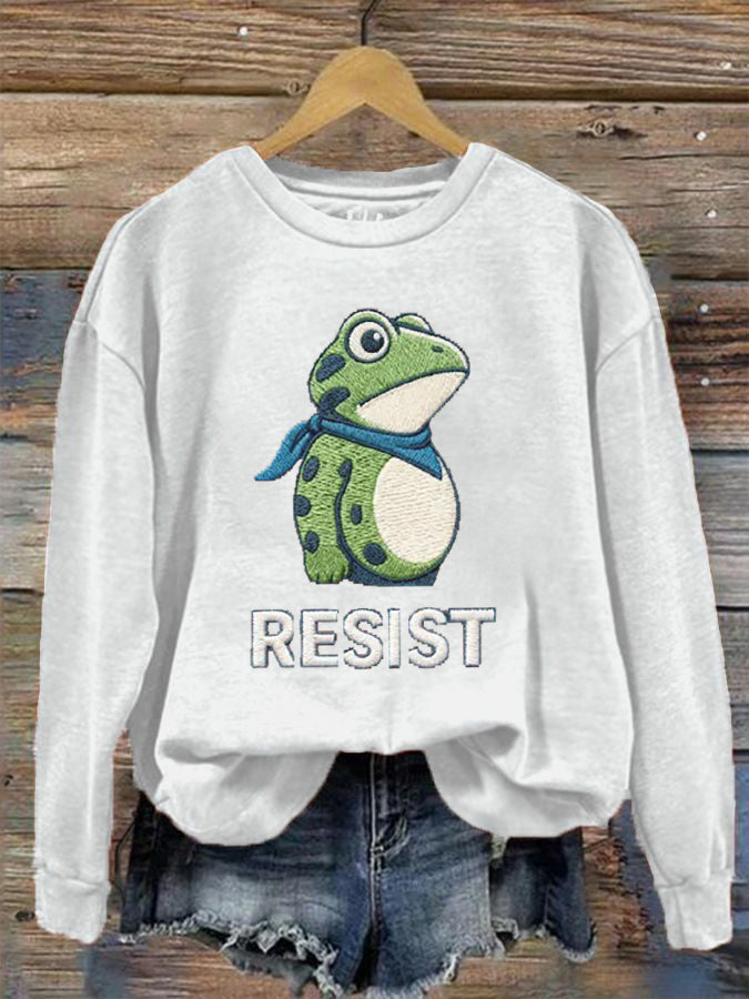 Women's Frog Resist Printed Sweatshirt