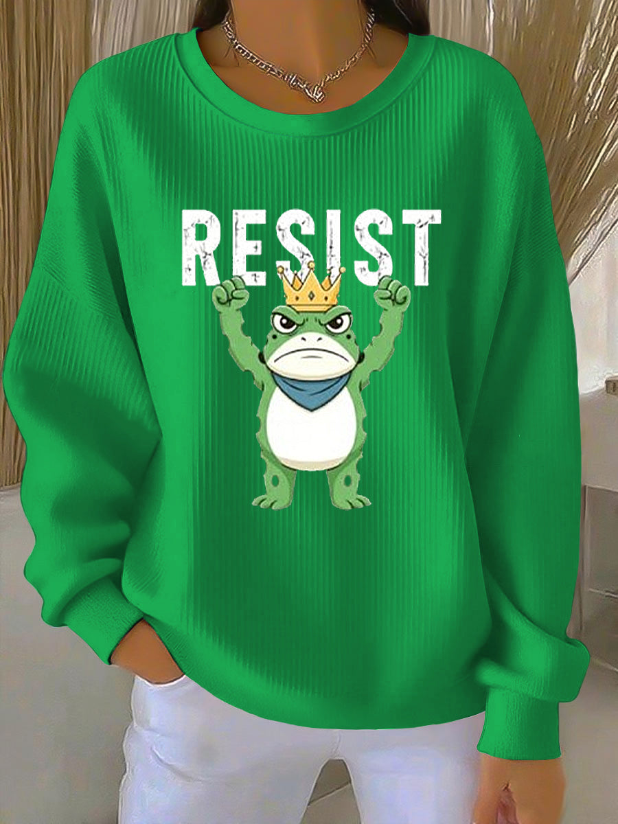 Portland Protest Frog Crew Neck Sweatshirt
