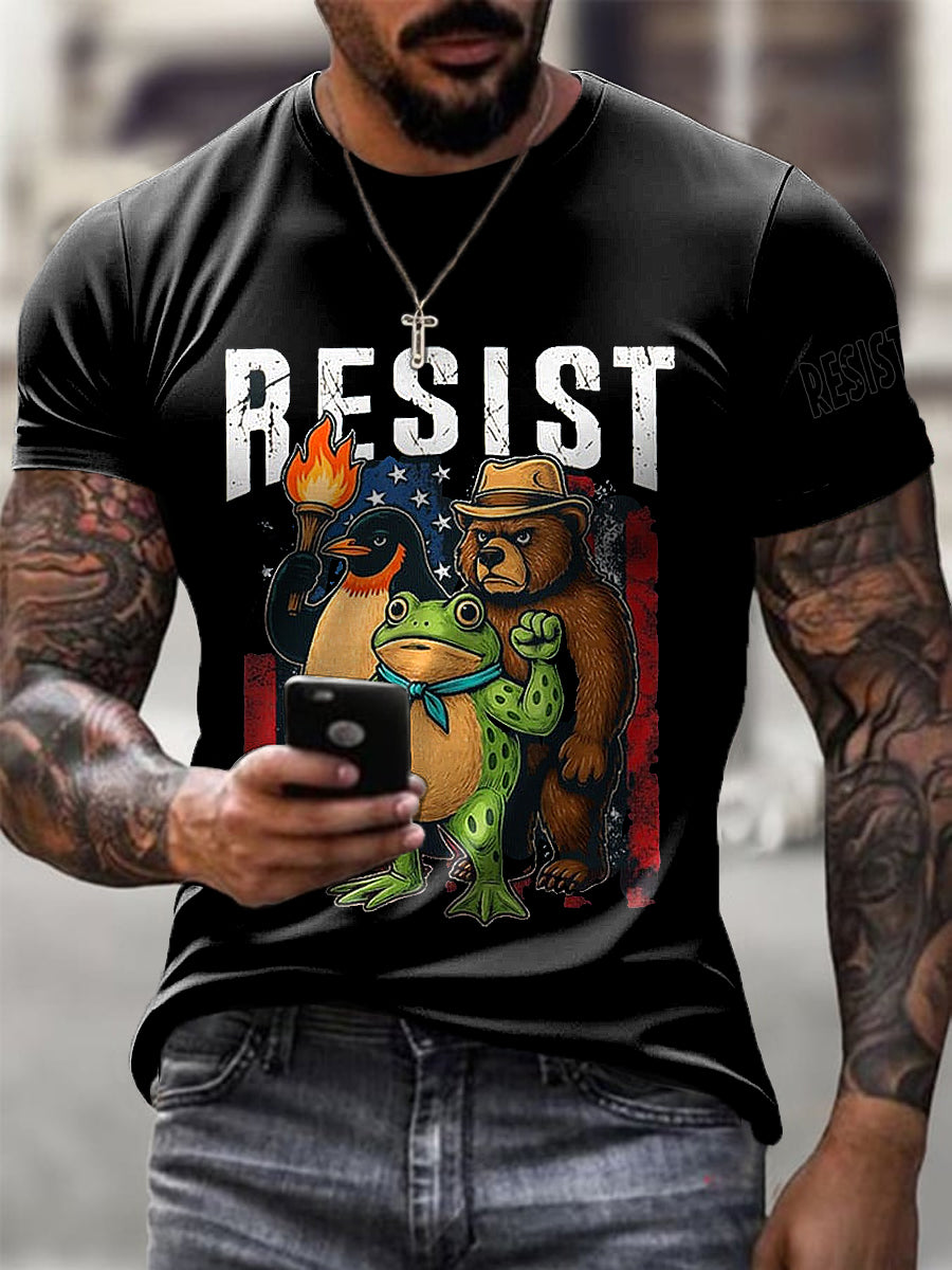 Penguin Frog Bear Boycott Protest Behaviorism T-Shirt