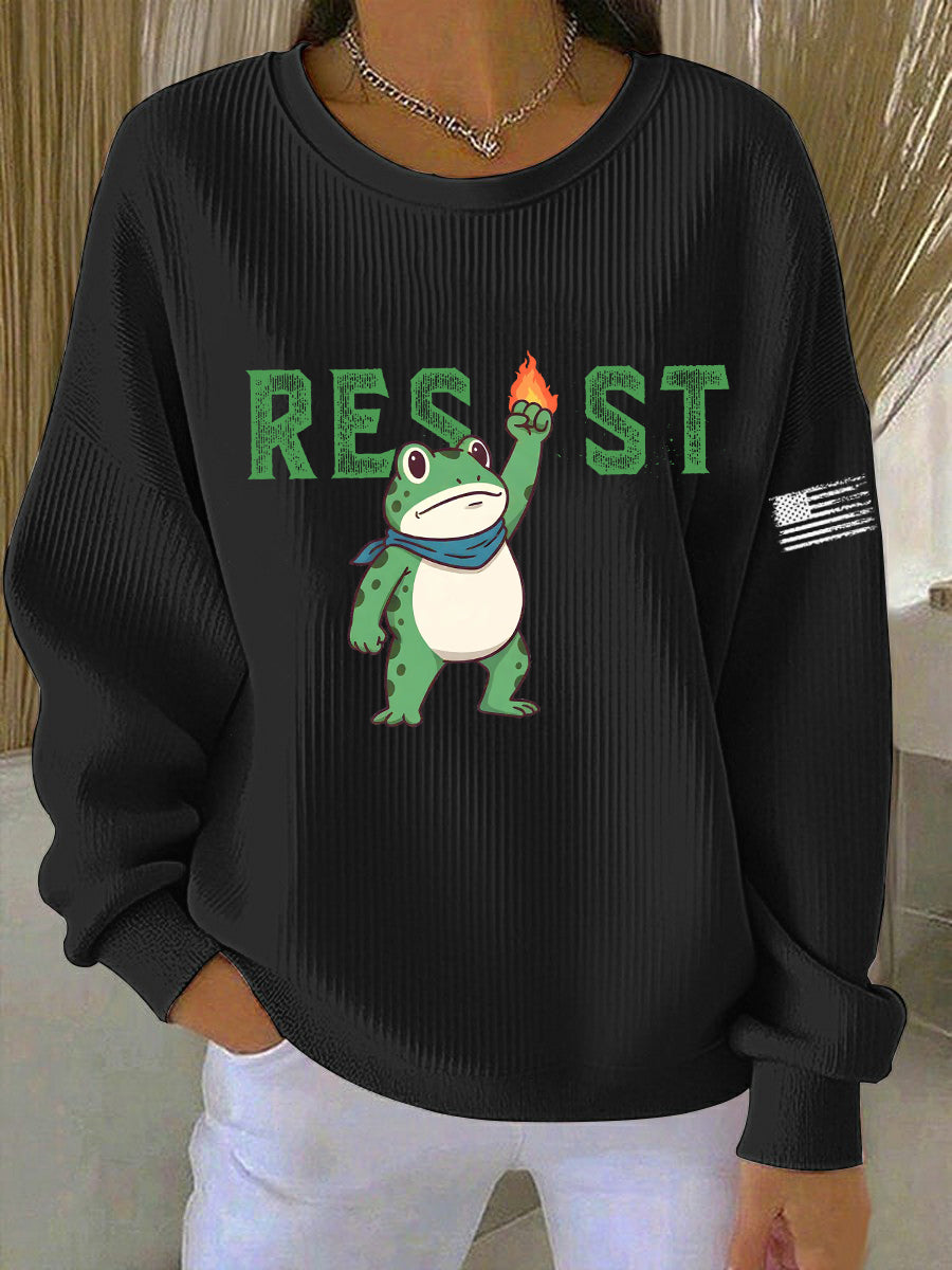 Women's Frog Resist Printed Sweatshirt