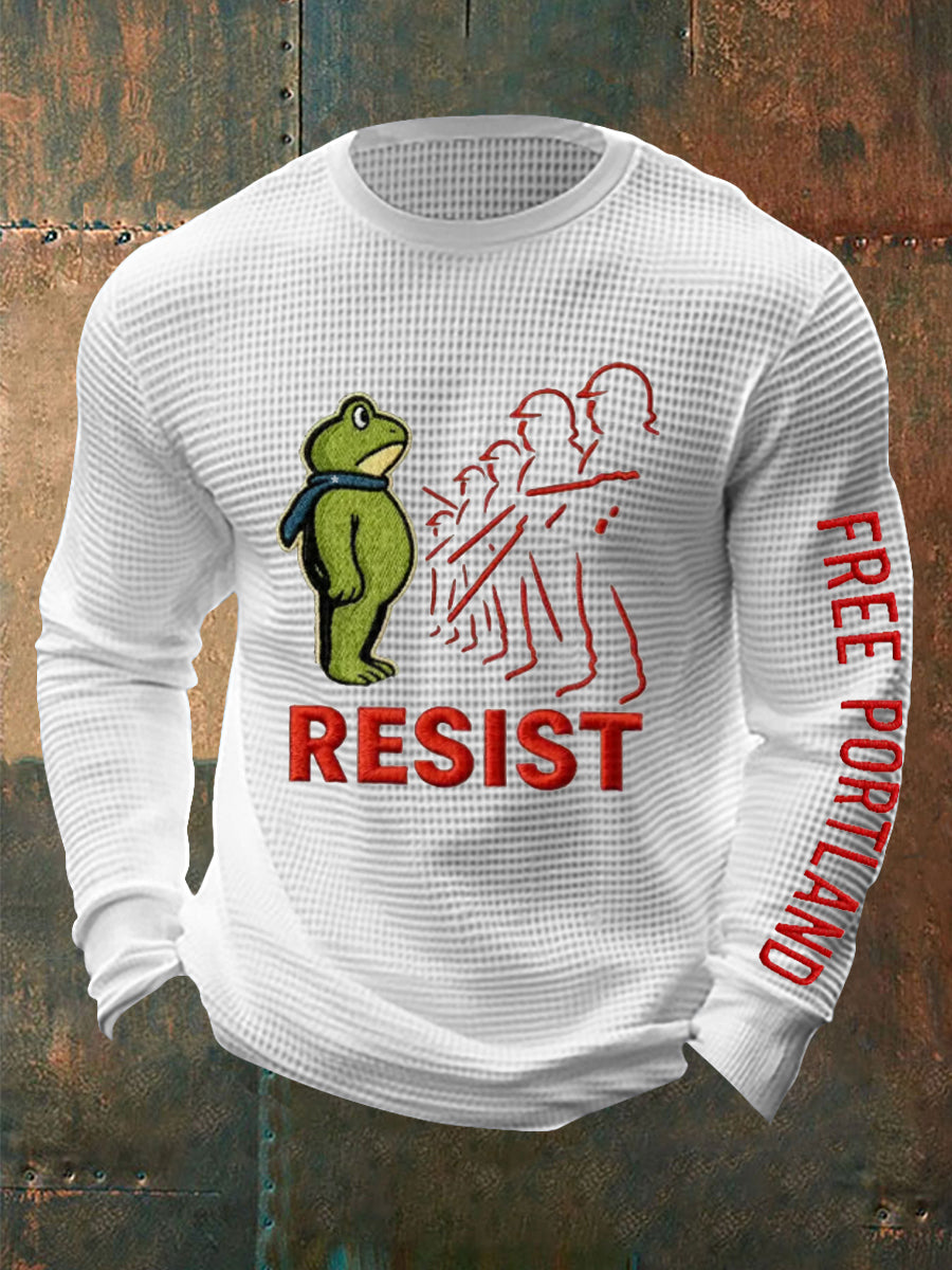 Men's Resist Frog Waffle Top