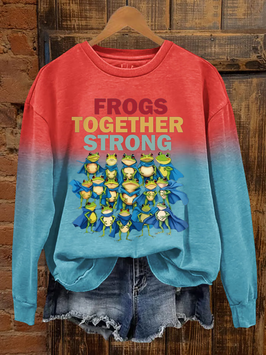 Women's Resist Portland Frog Print Sweatshirt