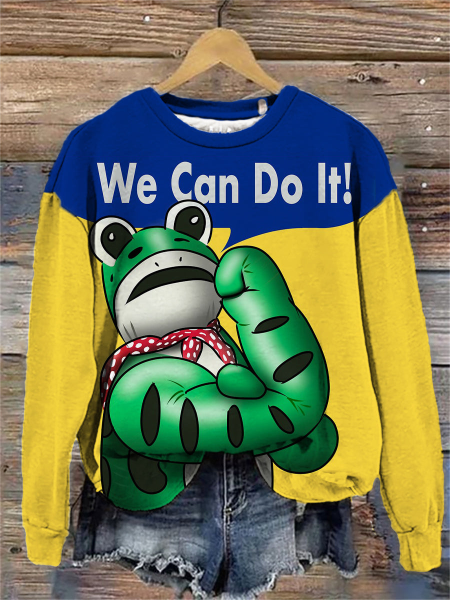 Women's Resist Portland Frog Print Sweatshirt