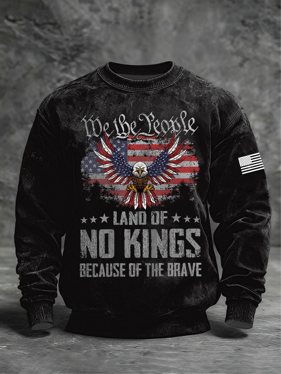 Men's We The People Serve No Kings Crew Neck Sweatshirt