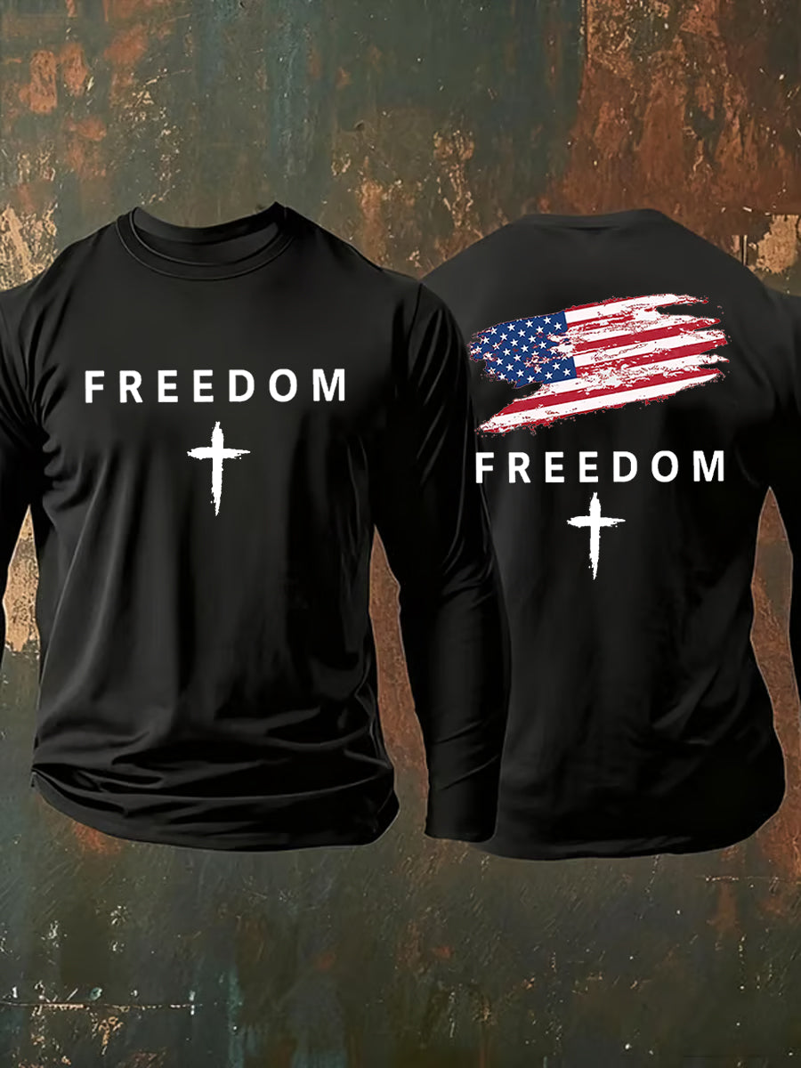 Men's Freedom Is Not Free R.I.P Charlie Kirk Long Sleeve T-shirt