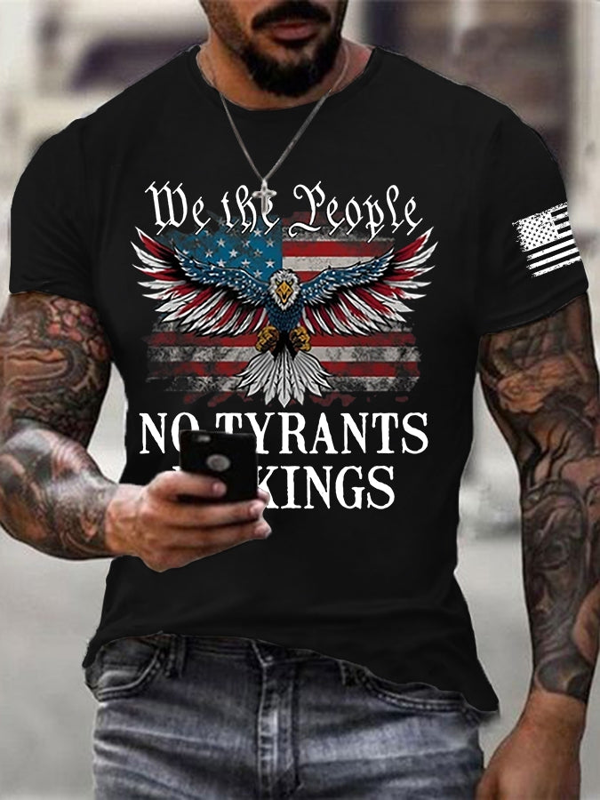 Men's We the People NO TYRANTS KINGS T-shirt