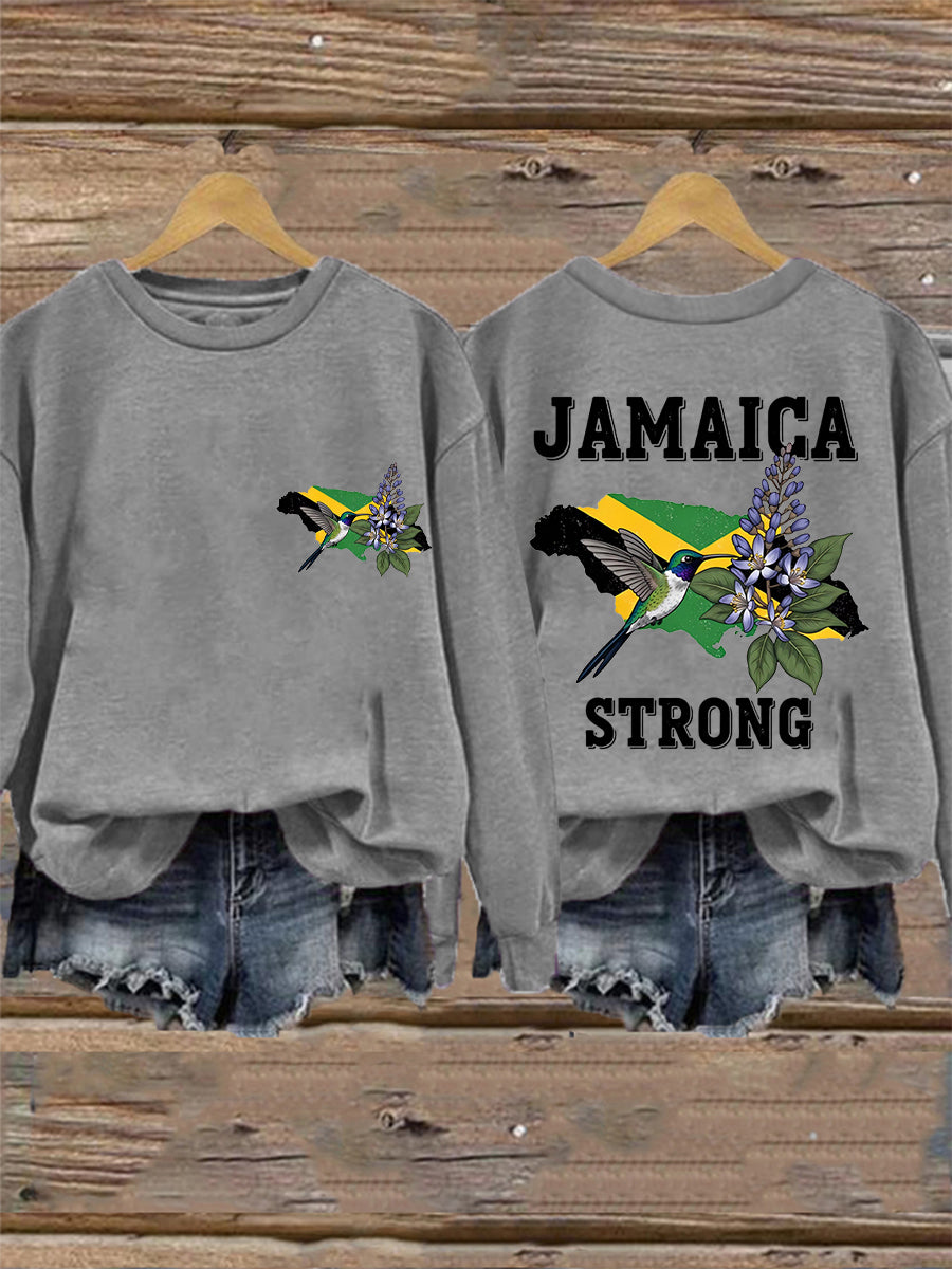 Women's Hurricane Melissa Jamaica Strong Sweatshirt