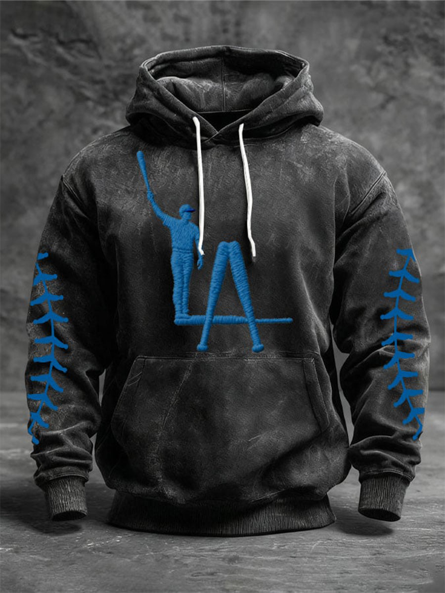 Men's Baseball World Champions 2025 Print Casual Hoodie