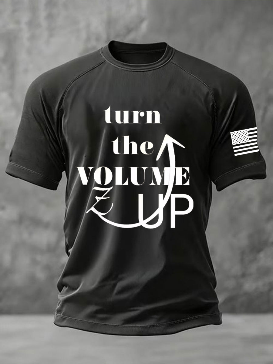 Men's Turn the Volume Up short sleeves t-shirt