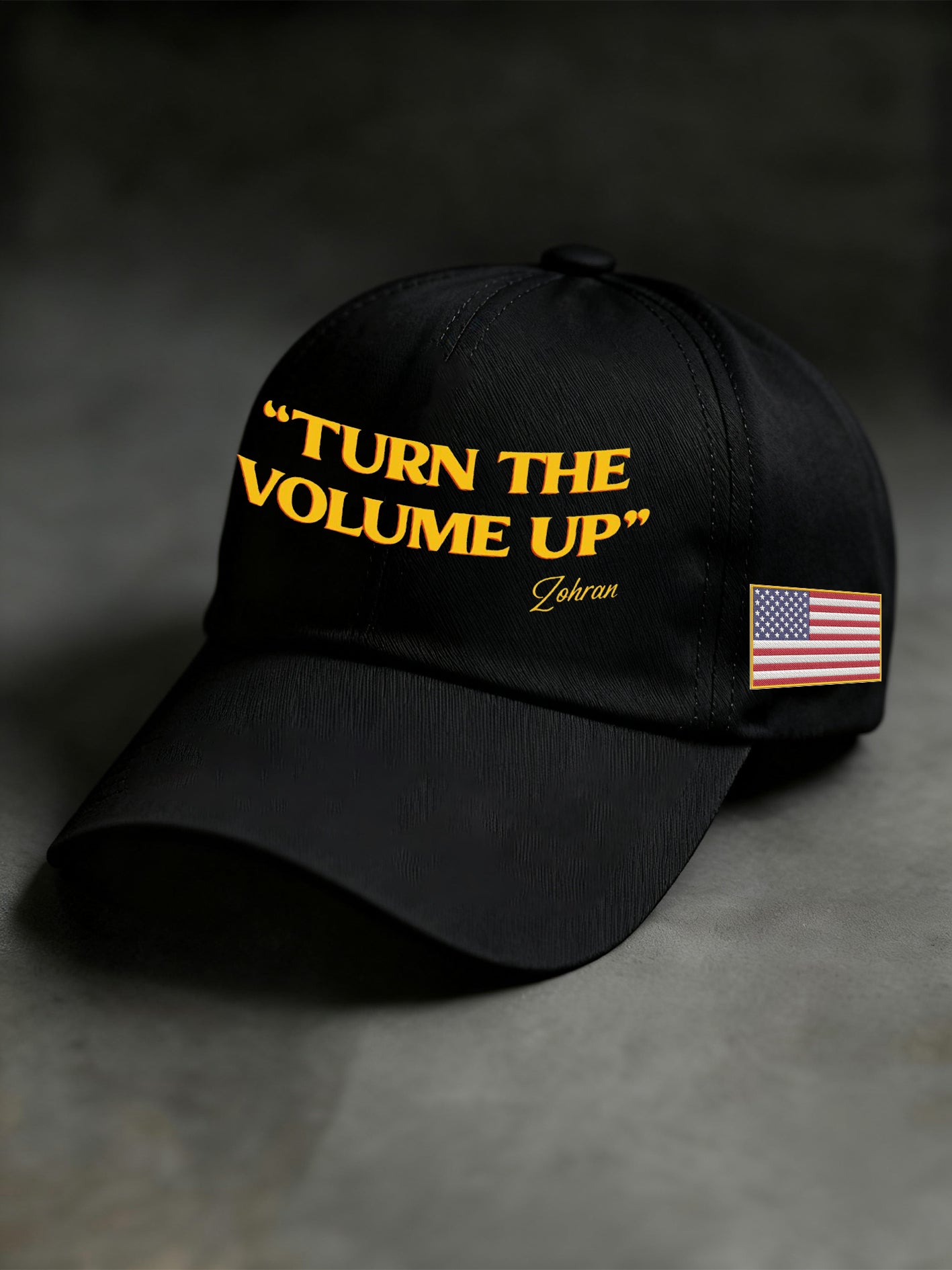 Unisex Turn the Volume Up Print Hat