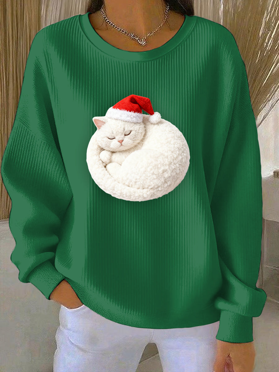 Women's Christmas Print Casual Sweatshirt