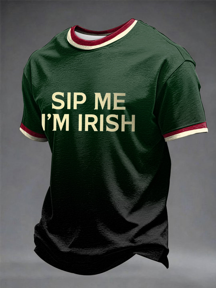 Men's Sip Me I'm Irish Funny short sleeves t-shirt