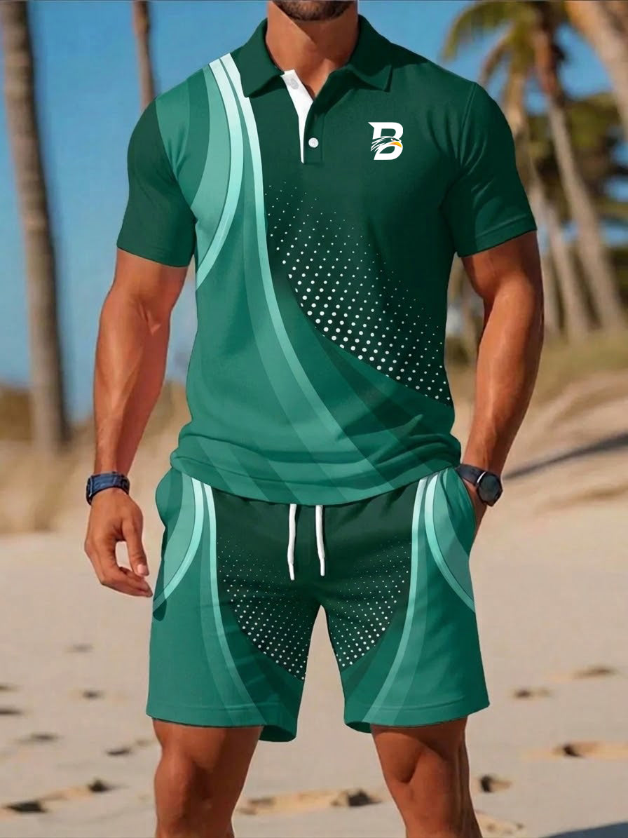 Men's Casual Business Short-sleeved Suit