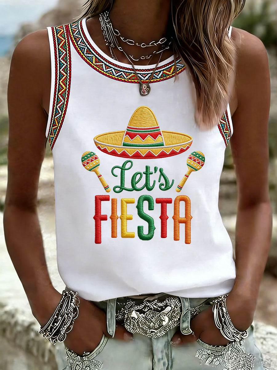 Women's Cinco de Mayo Printed Vest