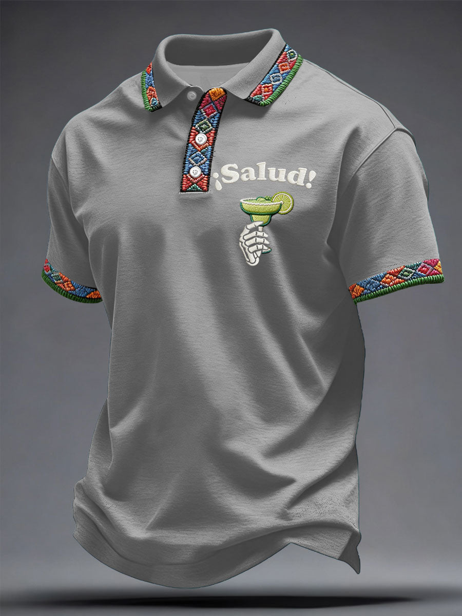 Men's Funny Cinco De Mayo Drinks Printed Casual Tops